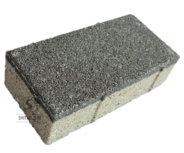 陶瓷透水砖200*100*55（灰色）