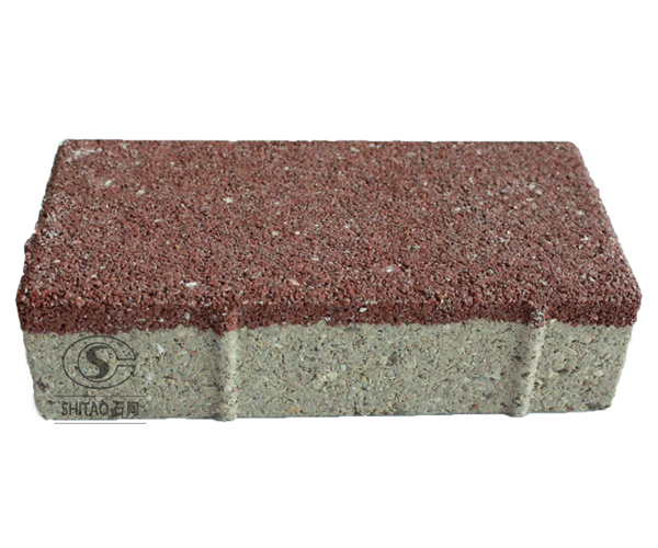 陶瓷透水砖200*100*55（印度红）