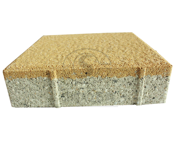 陶瓷透水砖200*200*55 黄色