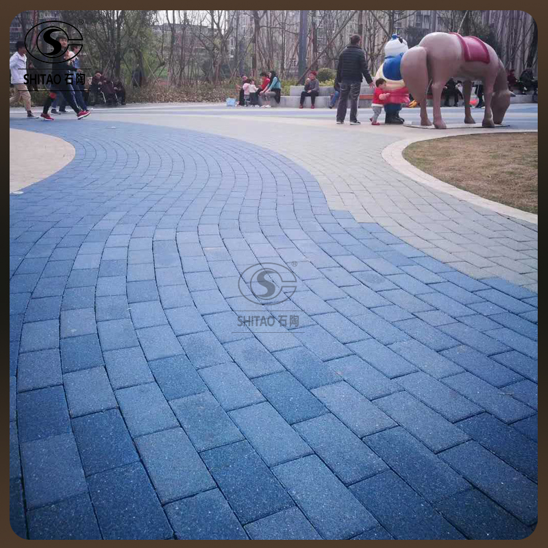 陶瓷透水砖干铺法